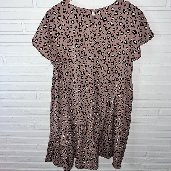 Hayden Brown Cheetah Animal Print Flowy Oversized Dress, Women’s Size Small - Picture 6 of 7
